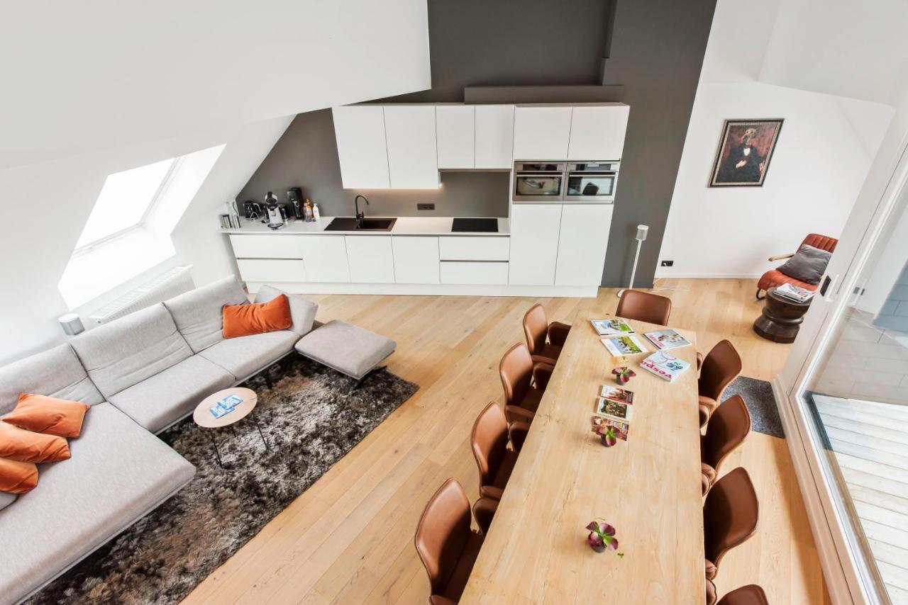 Exclusive Penthouse In Ghent Apartment Bagian luar foto