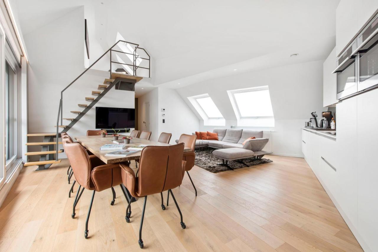 Exclusive Penthouse In Ghent Apartment Bagian luar foto